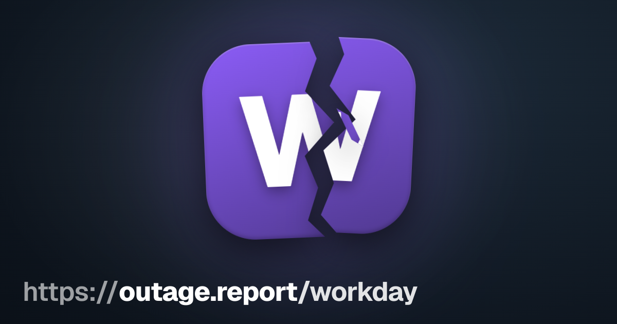 Is Workday Down? Live Status, Outage Map & Reports